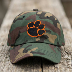 The City Collection CLEM Logo Camo Patched Hat - Rebel P Customs