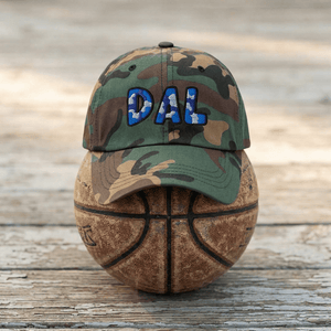 The City Collection DAL Basketball Camo Patched Hat - Rebel P Customs