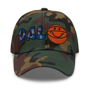 The City Collection DAL Basketball Camo Patched Hat - Rebel P Customs