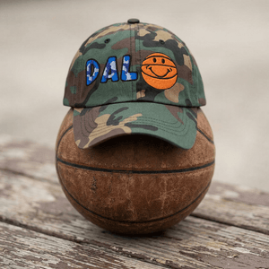 The City Collection DAL Basketball Camo Patched Hat - Rebel P Customs