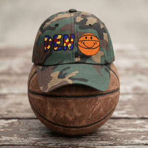 The City Collection DEN Basketball Camo Patched Hat - Rebel P Customs