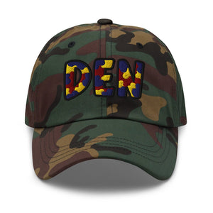 The City Collection DEN Basketball Camo Patched Hat - Rebel P Customs