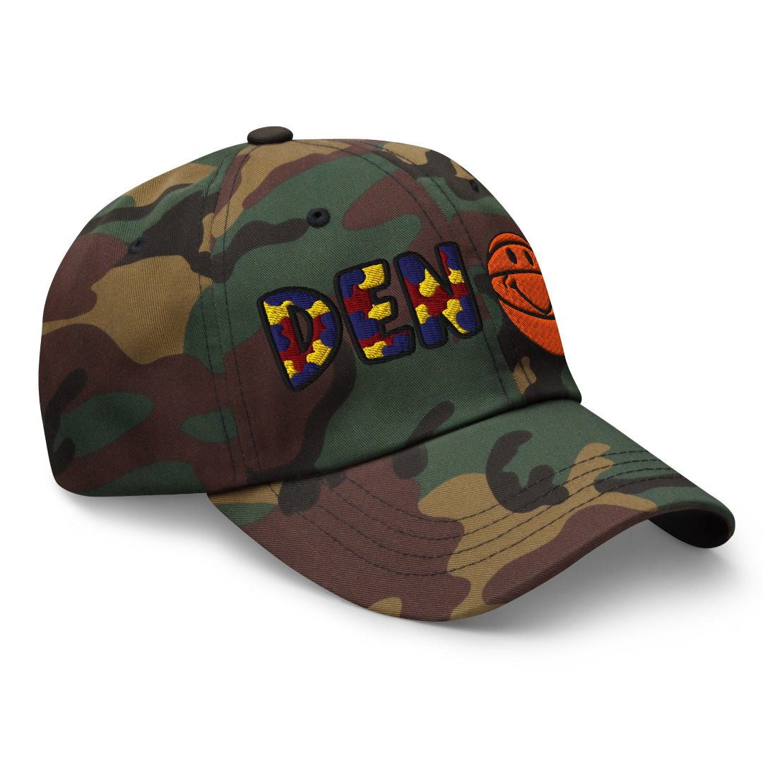 The City Collection DEN Basketball Camo Patched Hat - Rebel P Customs