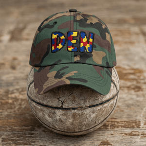 The City Collection DEN Basketball Camo Patched Hat - Rebel P Customs
