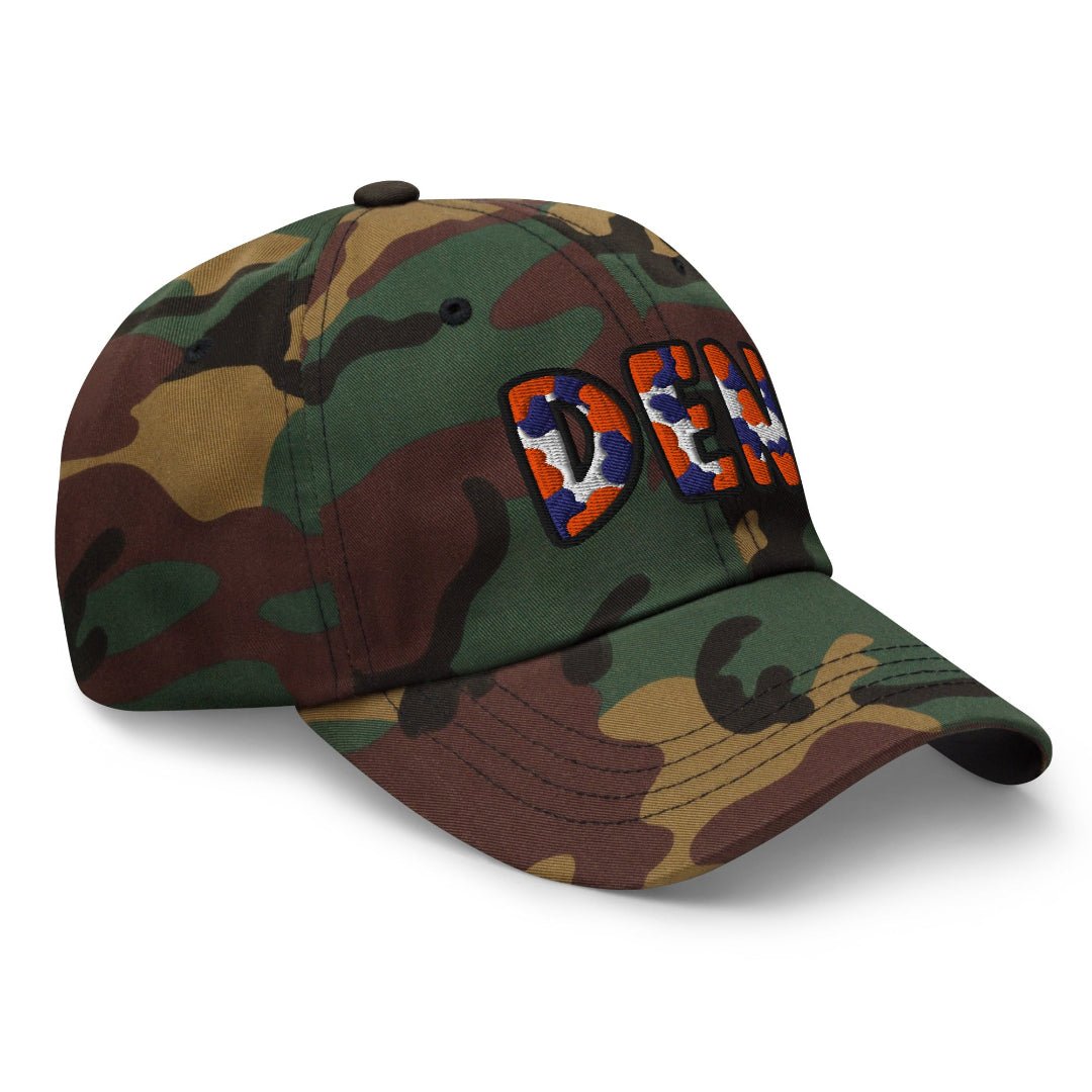 The City Collection DEN Football Camo Patched Hat - Rebel P Customs