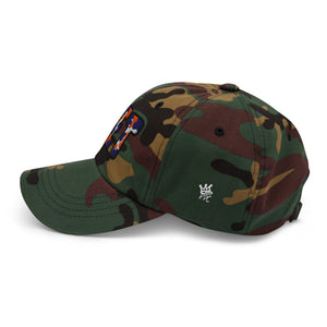 The City Collection DET Baseball Camo Patched Hat - Rebel P Customs