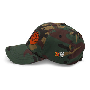 The City Collection HOU Basketball Camo Patched Hat - Rebel P Customs