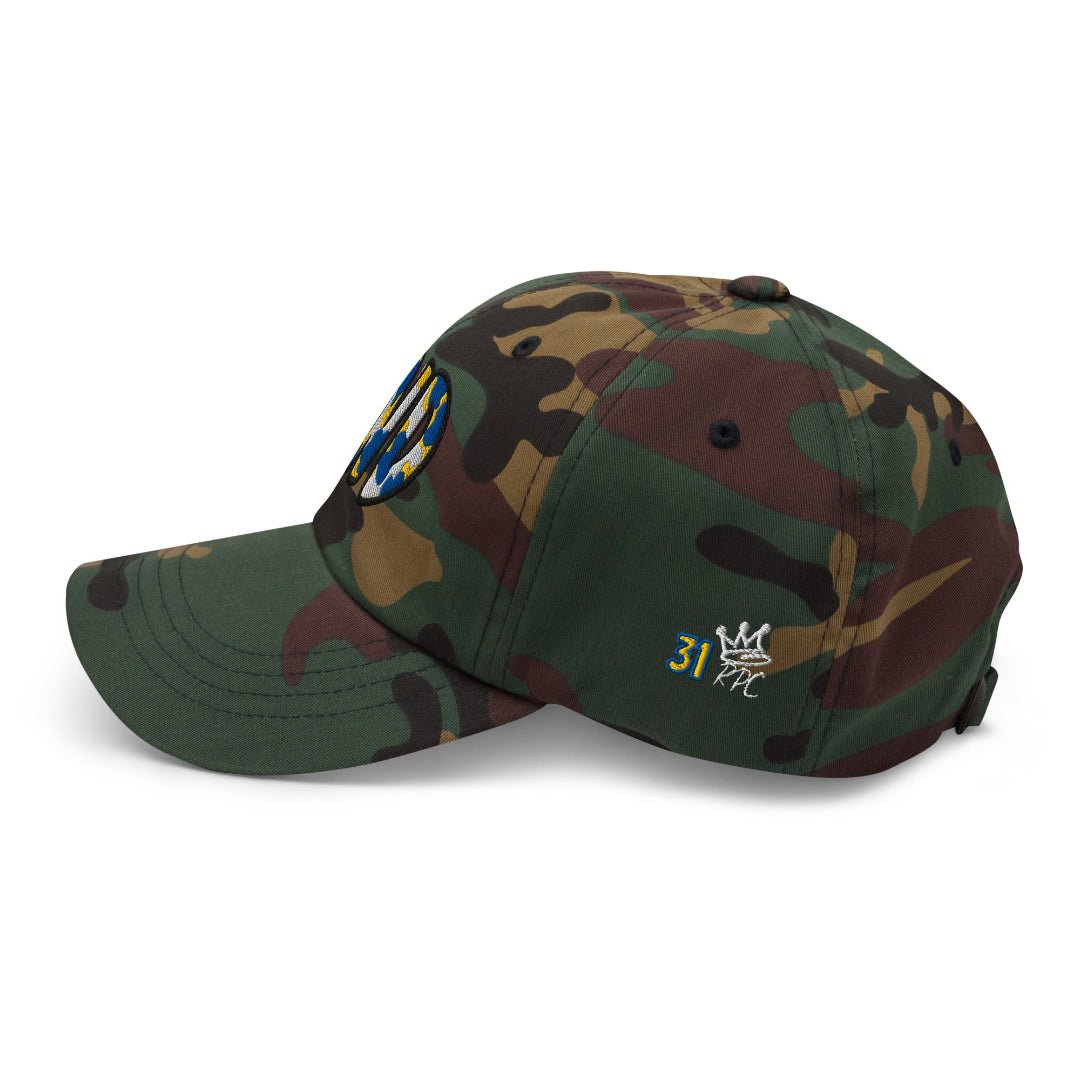 The City Collection IND Basketball Camo Patched Hat - Rebel P Customs