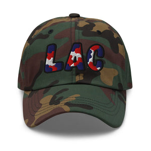 The City Collection LAC Basketball Camo Patched Hat - Rebel P Customs