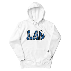 The City Collection LAD Baseball Patched Unisex Hoodie - Rebel P Customs