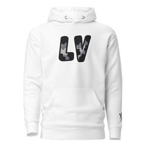 The City Collection LV Football Patched Unisex Hoodie - Rebel P Customs