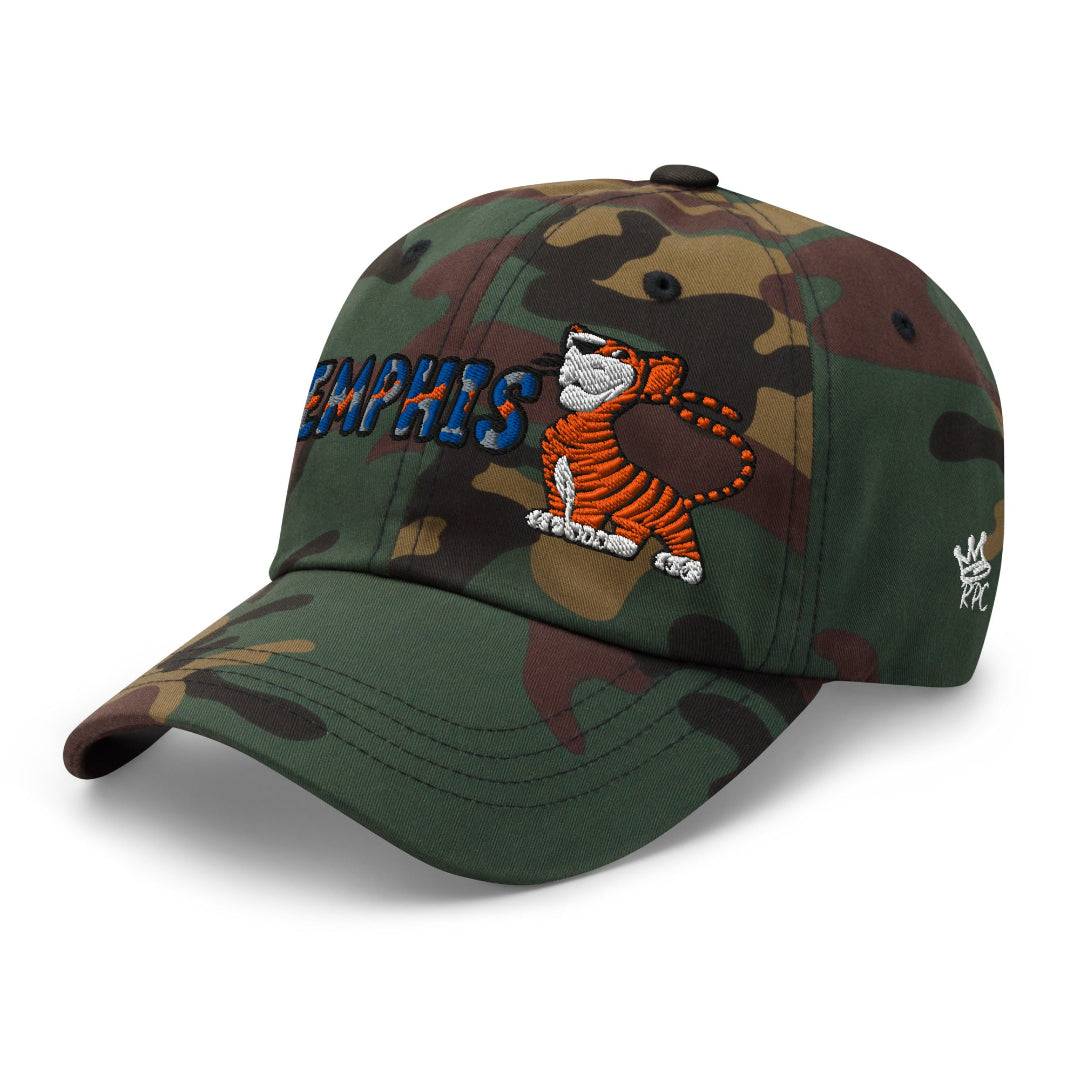 The City Collection Memphis Tigers Camo Patched Hat - Rebel P Customs