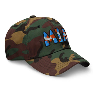 The City Collection MIA Football Camo Patched Hat - Rebel P Customs