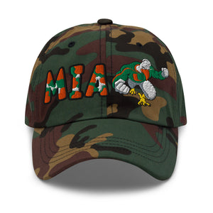 The City Collection MIA Hurricanes Camo Patched Hat - Rebel P Customs