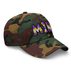 The City Collection MIN Football Camo Patched Hat - Rebel P Customs