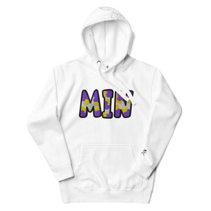 The City Collection MIN Football Patched Unisex Hoodie - Rebel P Customs