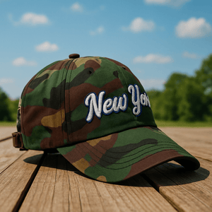 The City Collection New York Camo Patched Hat - Rebel P Customs