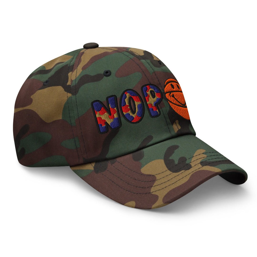 The City Collection NOP Basketball Camo Patched Hat - Rebel P Customs