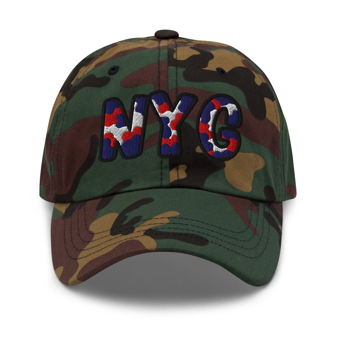 The City Collection NYG Football Camo Patched Hat - Rebel P Customs