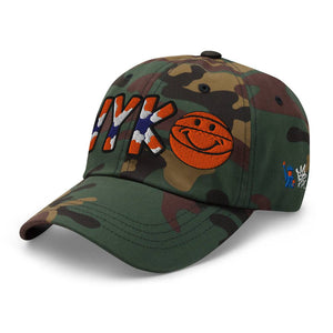 Right Side The City Collection NYK Basketball Camo Patched Hat - Rebel P Customs