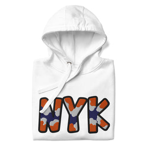 The City Collection NYK Basketball Patched Unisex Hoodie - Rebel P Customs