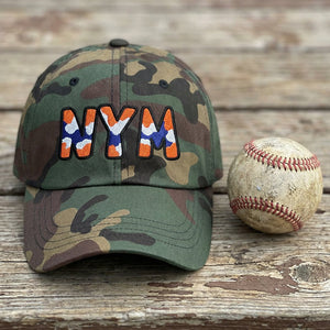 The City Collection NYM Baseball Patched Hat - Rebel P Customs