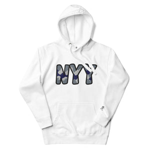The City Collection NYY Baseball Patched Unisex Hoodie - Rebel P Customs