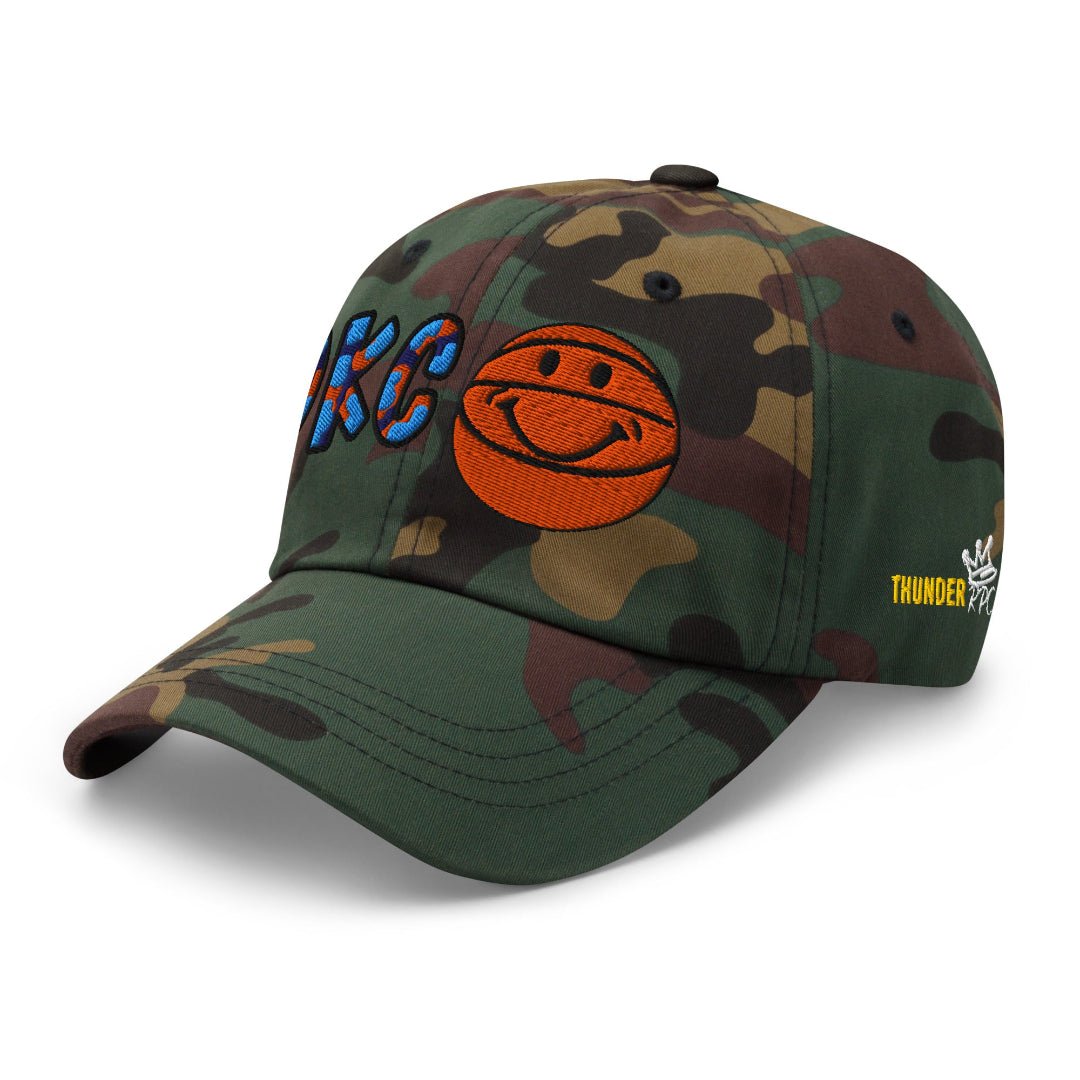 The City Collection OKC Basketball Camo Patched Hat - Rebel P Customs