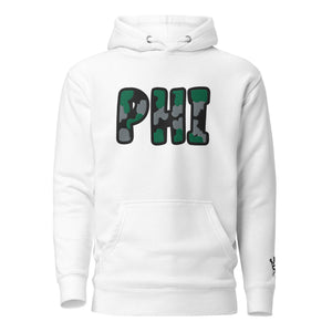 The City Collection PHI Football Patched Unisex Hoodie - Rebel P Customs