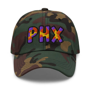 The City Collection PHX Basketball Camo Patched Hat - Rebel P Customs