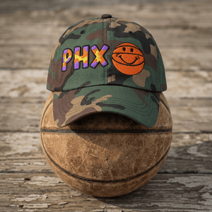 The City Collection PHX Basketball Camo Patched Hat - Rebel P Customs