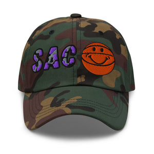 The City Collection SAC Basketball Camo Patched Hat - Rebel P Customs