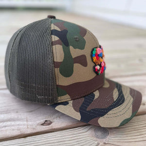 The City Collection SF Chenille Camo Patched Hat - Rebel P Customs