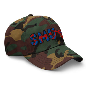The City Collection SMU Mustang Camo Patched Hat - Rebel P Customs