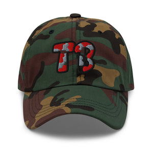 The City Collection TB Football Camo Patched Hat - Rebel P Customs