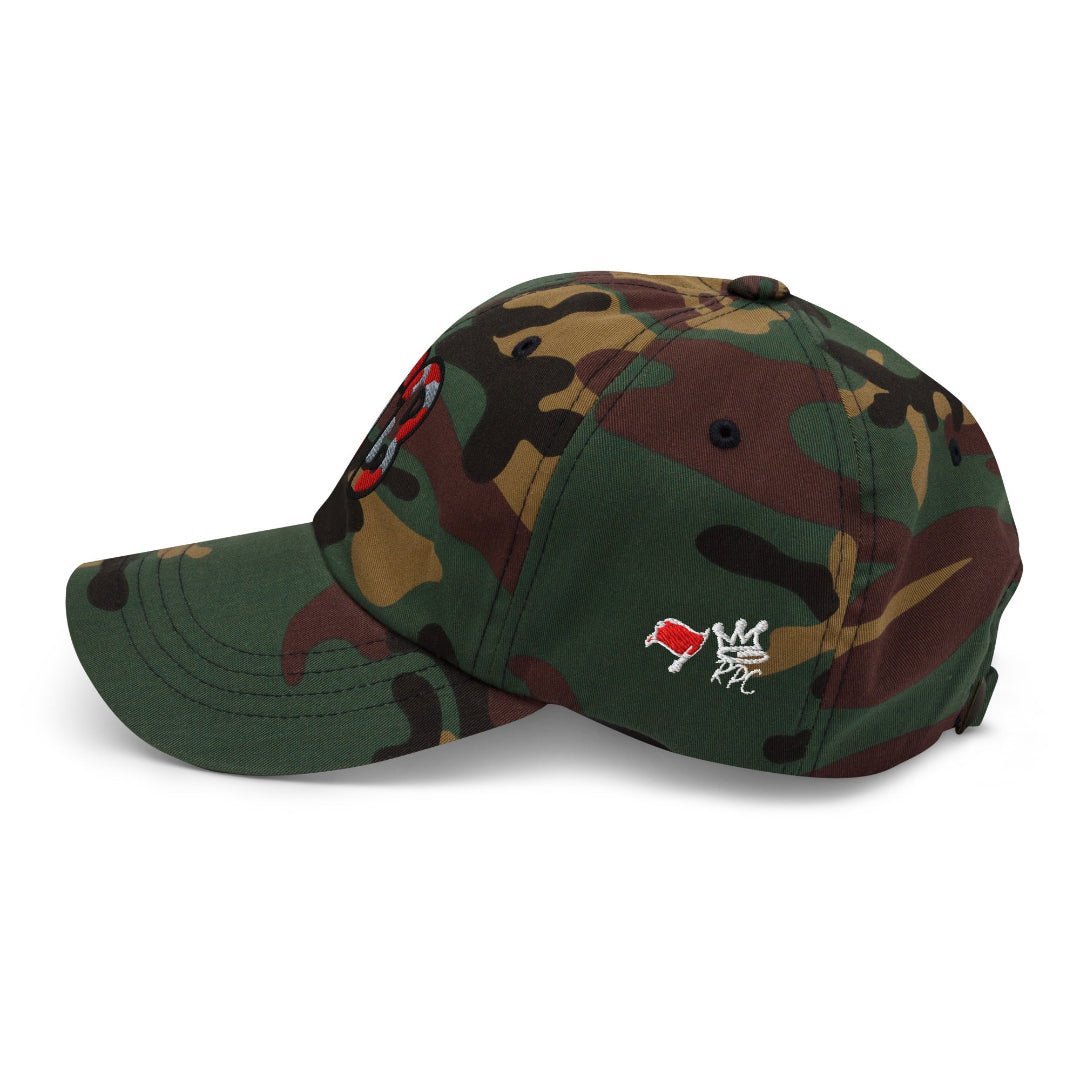 The City Collection TB Football Camo Patched Hat - Rebel P Customs