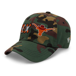 The City Collection TEX Longhorn Camo Patched Hat - Rebel P Customs