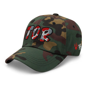 The City Collection TOR Basketball Camo Patched Hat - Rebel P Customs
