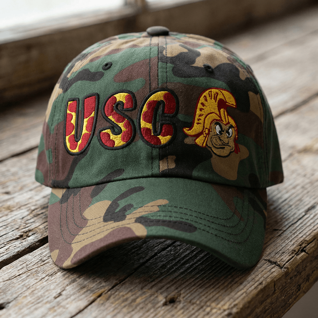 The City Collection USC Trojan Camo Patched Hat - Rebel P Customs