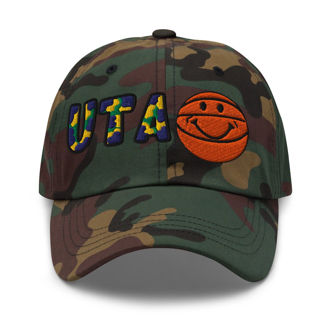 The City Collection UTA Basketball Camo Patched Hat - Rebel P Customs