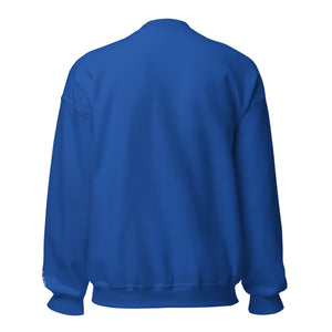 Back Captain Clutch New York basketball-inspired rhinestone sweatshirt shown in full