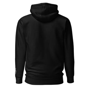 Back Rebel Sneaker hoodie featuring original sneaker-inspired artwork