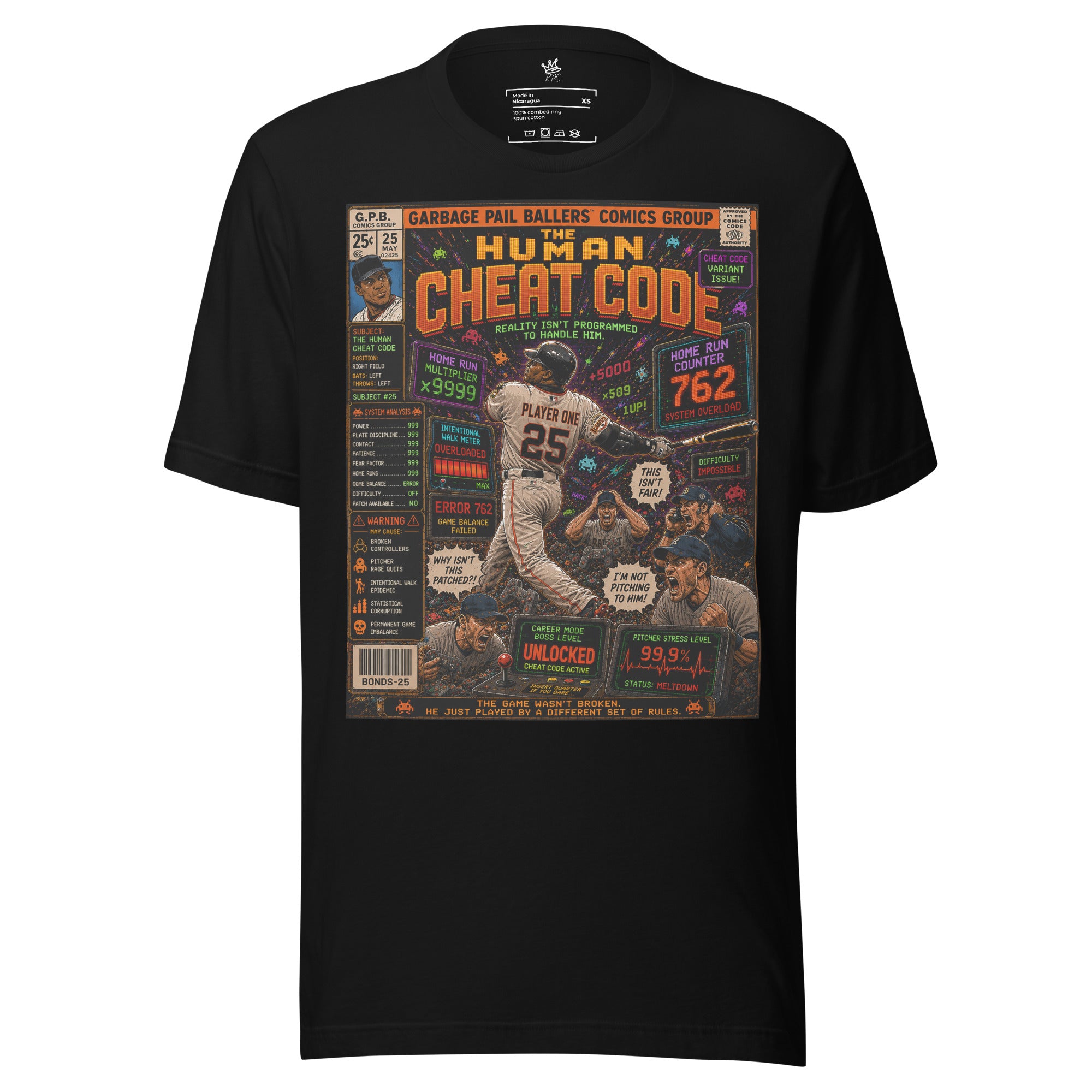 barry bonds garbage pail ballers T