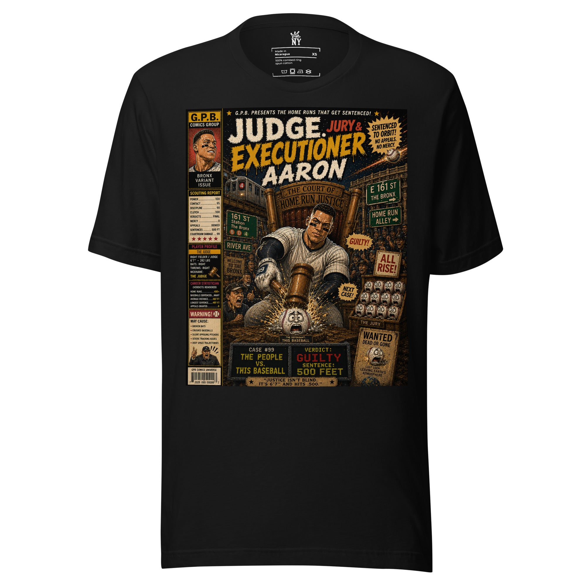 aaron judge garbage pail ballers t shirt