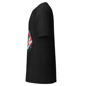side view Rebel Sneaker graphic T-shirt featuring an original sneaker-inspired design