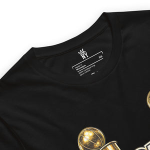 Detailed view 1con1c New York basketball championship graphic t-shirt