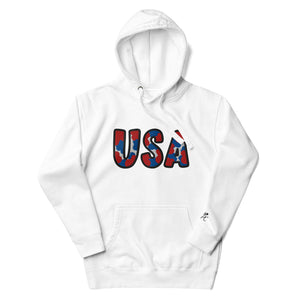 USA Hockey Patched Unisex Hoodie - Rebel P Customs