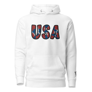 USA Hockey Patched Unisex Hoodie - Rebel P Customs