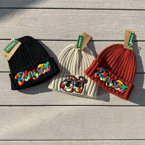 Sustainable Cable Knit Chenille Blessed Beanie - Rebel P Customs