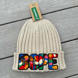 Sustainable Cable Knit Chenille Dope Beanie 